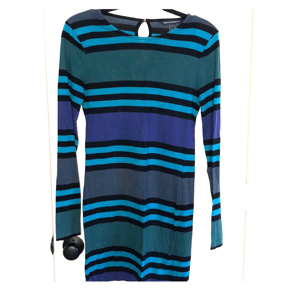 French Connection Stretch Striped Dress